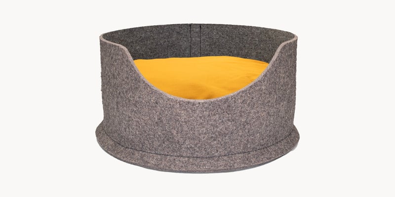 felt cat bed